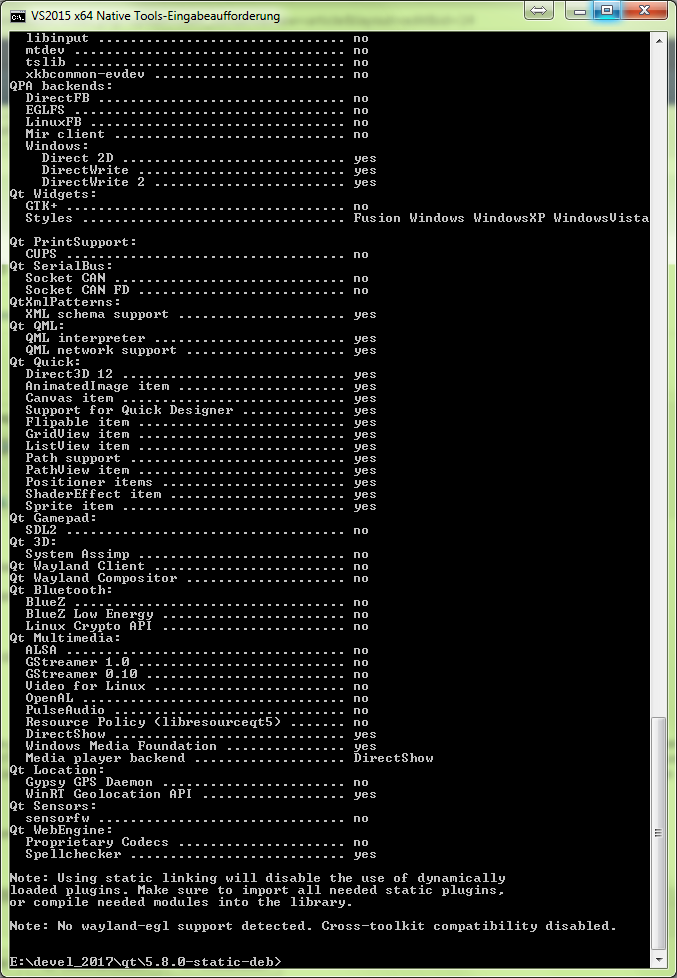 article qt compile summary configure